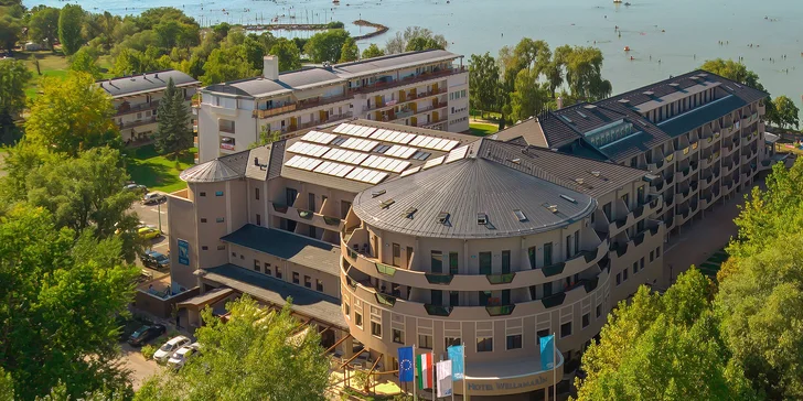 4* wellness hotel priamo pri Balatone: polpenzia, pobyt pre dieťa do 11,9 rokov zadarmo aj bonusová noc