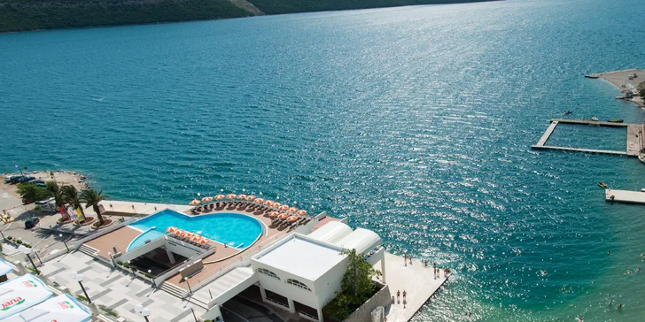 Bosna a Hercegovina: hotel Sunce Neum 100 m od mora, bazén a polpenzia alebo plná penzia