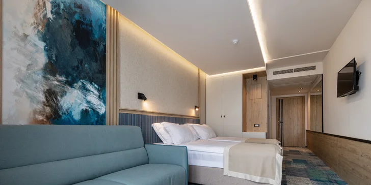 Bosna a Hercegovina: hotel Sunce Neum 100 m od mora, bazén a polpenzia alebo plná penzia