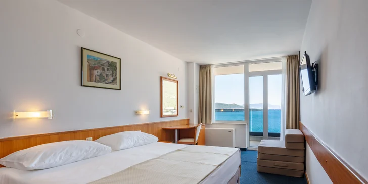 Bosna a Hercegovina: hotel Sunce Neum 100 m od mora, bazén a polpenzia alebo plná penzia