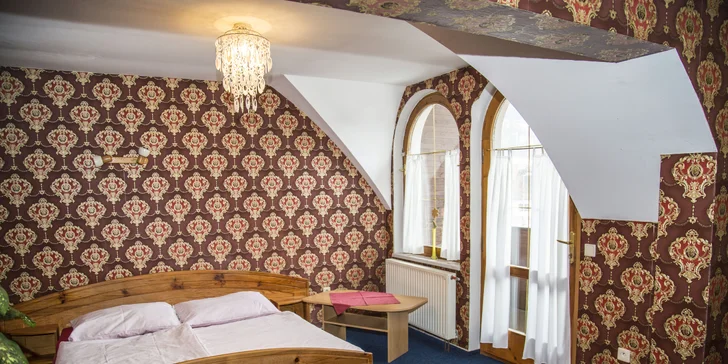 Dovolenka v penzióne na Náchodsku, 30 km od Adršpachu: raňajky a wellness aj bazén