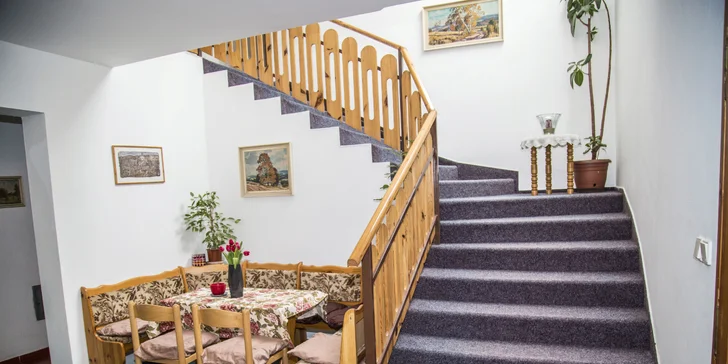 Dovolenka v penzióne na Náchodsku, 30 km od Adršpachu: raňajky a wellness aj bazén