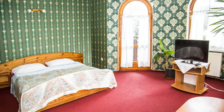 Dovolenka v penzióne na Náchodsku, 30 km od Adršpachu: raňajky a wellness aj bazén