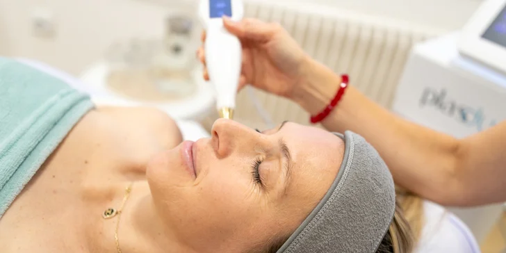 Kozmetické ošetrenie tváre prístrojom Plazma Fusion na klinike RezoMed