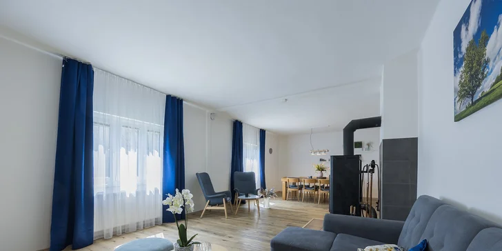 Vrbno pod Pradědem: luxusný apartmánový dom pre 10 osôb, 7 km od Karlovej Studánky