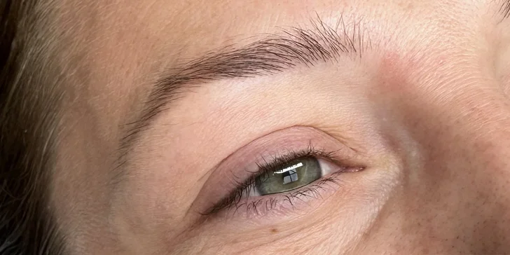 Prirodzene pôsobiace zahustenie mihalníc (1D alebo 2D mihalnice), laminácia obočia či lash lift