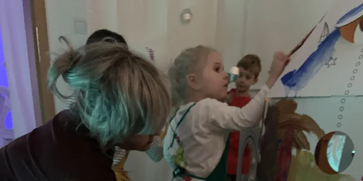 Zážitkové maľovanie alebo dve hodiny kreatívnej hry pre deti od 3 rokov: VYFARBI SA! alebo MAGNETÁČIK
