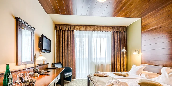 Wellness pobyt uprostred tatranských lesov na Štrbskom Plese: vodný a saunový svet aj masáže