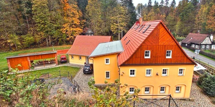 Dovolenka v malebnej prírode Českého Švajčiarska: penzión s raňajkami alebo polpenziou