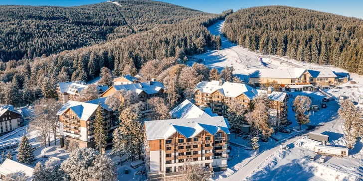 Resort v poľských Jizerkách: raňajky alebo polpenzia, wellness, aquapark aj možnosť apartmánu so súkromnou saunou