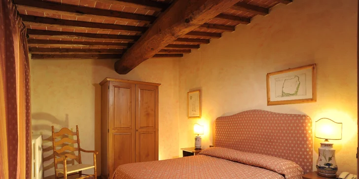 4* hotel pri Florencii: raňajky alebo polpenzia, v lete bazén, možnosť jazdy na koni