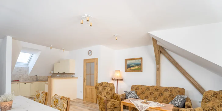 Útulné apartmány v chalupe v Žďárskych vrchoch s možnosťou sauny