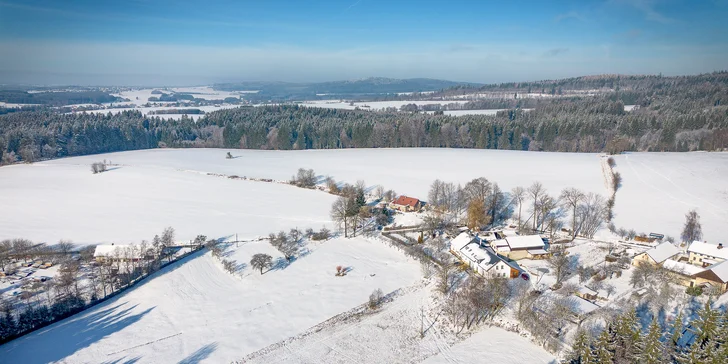 Útulné apartmány v chalupe v Žďárskych vrchoch s možnosťou sauny