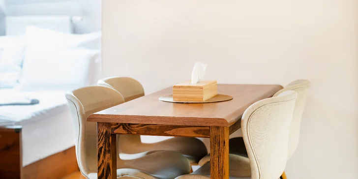 Krásne apartmány v Luhačoviciach s raňajkami a možnosťou súkromnej vírivky