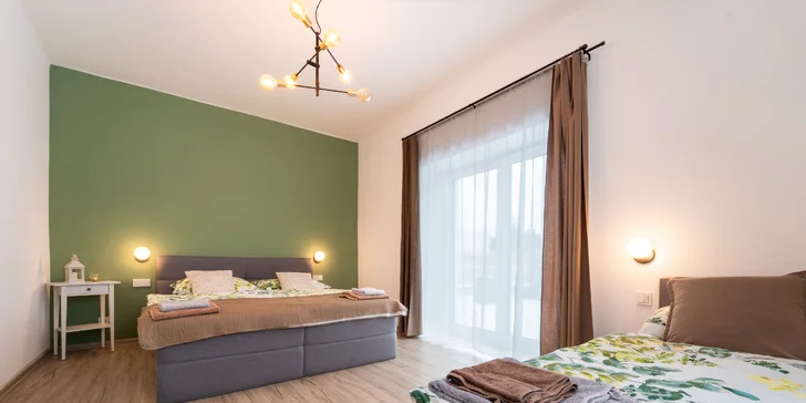 Nádherné apartmány vo Veľkých Losinách: kapacita až 8 osôb, možnosť raňajok aj wellness