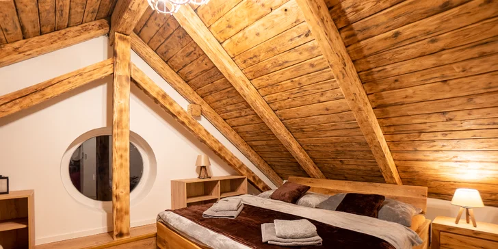 Nádherné apartmány vo Veľkých Losinách: kapacita až 8 osôb, možnosť raňajok aj wellness