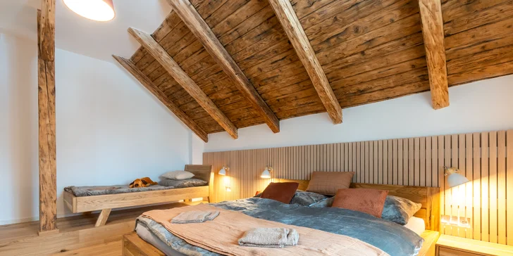 Nádherné apartmány vo Veľkých Losinách: kapacita až 8 osôb, možnosť raňajok aj wellness