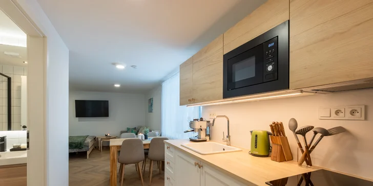 Nádherné apartmány vo Veľkých Losinách: kapacita až 8 osôb, možnosť raňajok aj wellness