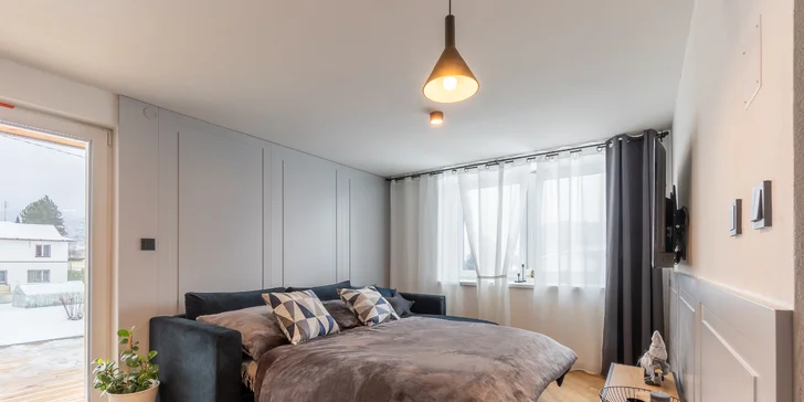 Nádherné apartmány vo Veľkých Losinách: kapacita až 8 osôb, možnosť raňajok aj wellness