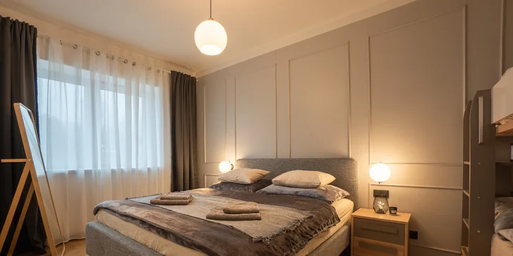 Nádherné apartmány vo Veľkých Losinách: kapacita až 8 osôb, možnosť raňajok aj wellness