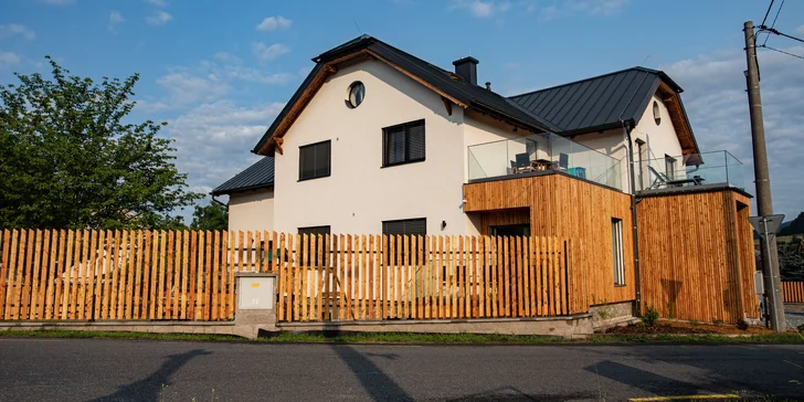 Nádherné apartmány vo Veľkých Losinách: kapacita až 8 osôb, možnosť raňajok aj wellness