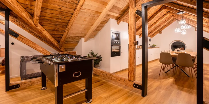 Nádherné apartmány vo Veľkých Losinách: kapacita až 8 osôb, možnosť raňajok aj wellness