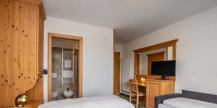 Zimné Brentské Dolomity s raňajkami alebo polpenziou a wellness pre 2 osoby