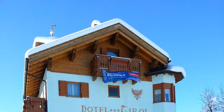 Zimné Brentské Dolomity s raňajkami alebo polpenziou a wellness pre 2 osoby