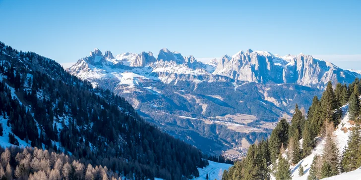 Zimné Brentské Dolomity s raňajkami alebo polpenziou a wellness pre 2 osoby