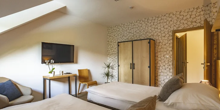 Moravský kras: nádherné ubytovanie v prírode s polpenziou aj vínom a privátnym wellness