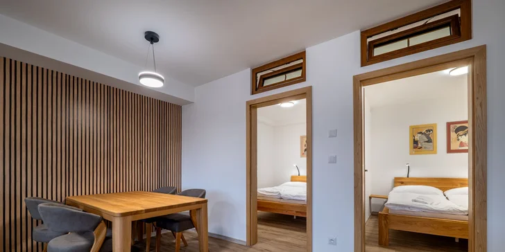 Štýlové apartmány na Liptove: strava, výhľad na hory aj wellness v hobitích domčekoch