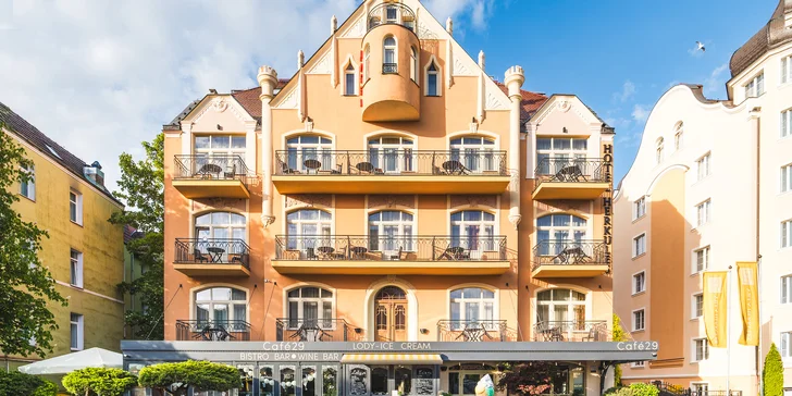 Adults only dovolenka v Svinoústí: 3* vila s raňajkami alebo polpenziou, možnosť wellness