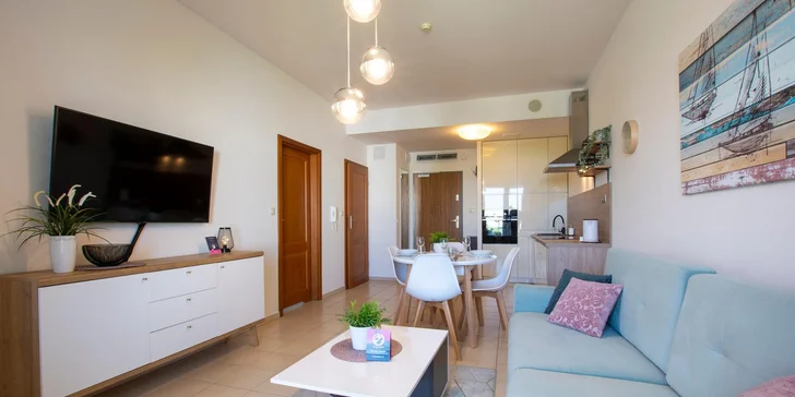 Moderné apartmány pri Balte až pre 4 osoby: k pláži 200 metrov