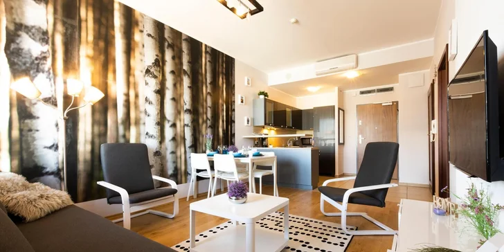 Moderné apartmány pri Balte až pre 4 osoby: k pláži 200 metrov