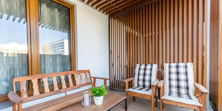 Moderné apartmány pri Balte až pre 4 osoby: k pláži 200 metrov