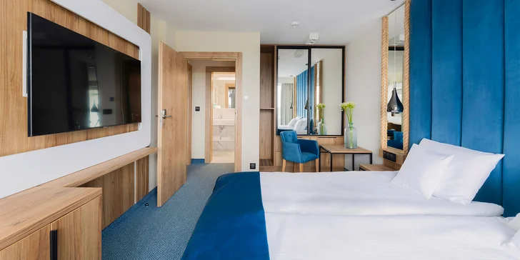 Pobyt v krásnom novom hoteli priamo pri piesočnatej pláži Baltu s polpenziou