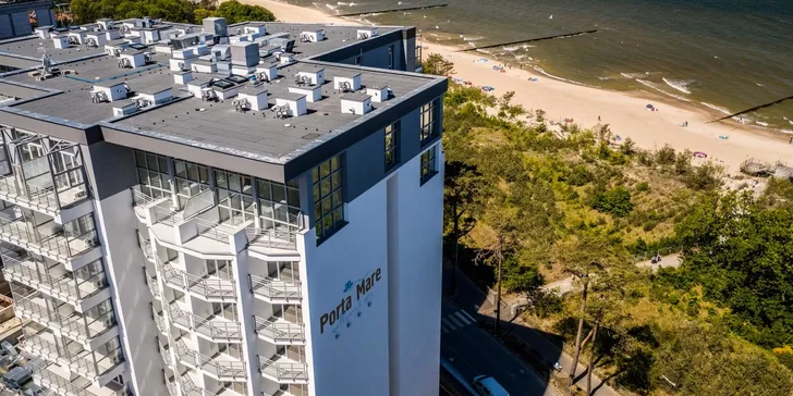 Pobyt v krásnom novom hoteli priamo pri piesočnatej pláži Baltu s polpenziou