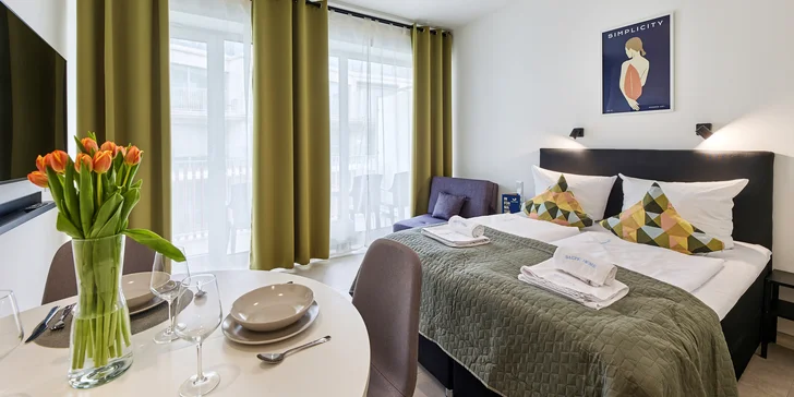 Perfektná dovolenka v Svinoústí: aparthotel s raňajkami a wellness, 150 metrov od pláže