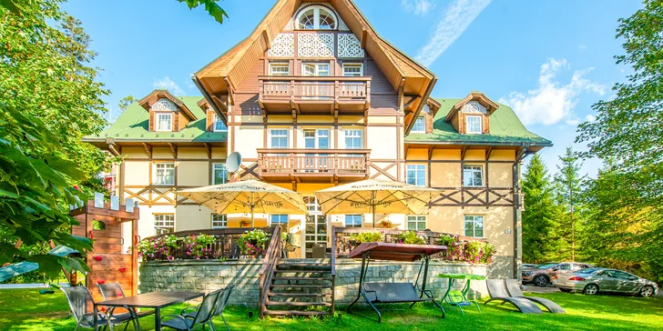 Pobyt s polpenziou a saunou kúsok od Kúpeľov Nový Smokovec