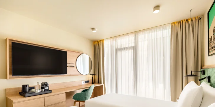 Štvorhviezdičkový hotel v centre Debrecínu: polpenzia aj drink Sky Bare s panoramatickým výhľadom