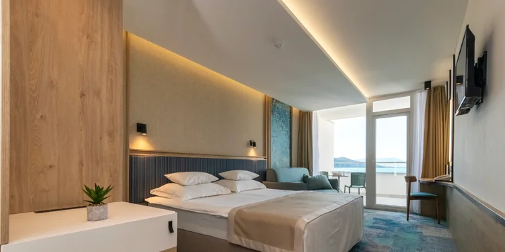 Bosna a Hercegovina: hotel Sunce Neum 100 m od mora, bazén a polpenzia alebo plná penzia