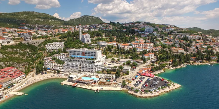 Bosna a Hercegovina: hotel Sunce Neum 100 m od mora, bazén a polpenzia alebo plná penzia