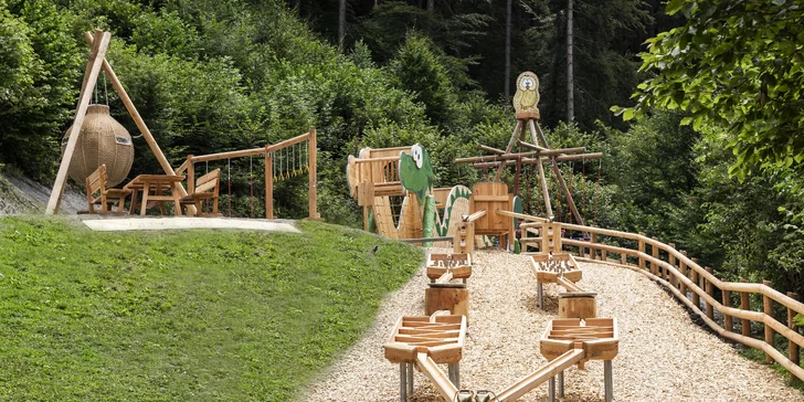 Krásny hotel v Štajerských Alpách s polpenziou a neobmedzenými saunami