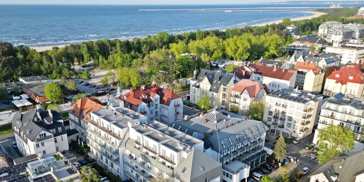 Baltská pohoda: hotel v Svinoústí kúsok od pláže, polpenzia, wellness, first minute aj noc zadarmo