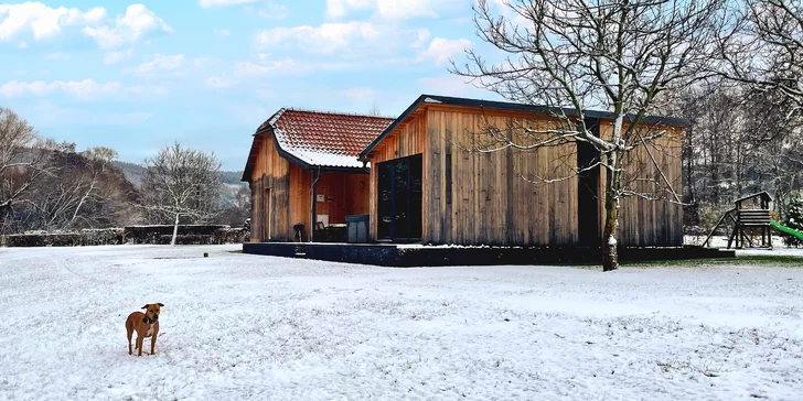 Wellness apartmán na hranici národného parku Brdy s vonkajšou vírivkou aj infrasaunou