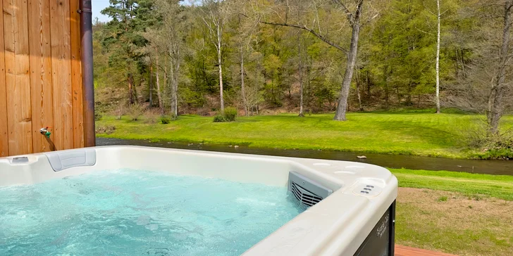 Wellness apartmán na hranici národného parku Brdy s vonkajšou vírivkou aj infrasaunou