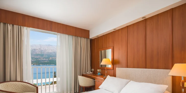 Relax na ostrove Korčula: 4* hotel so stravou, neobmedzeným wellness aj večerným a detským programom