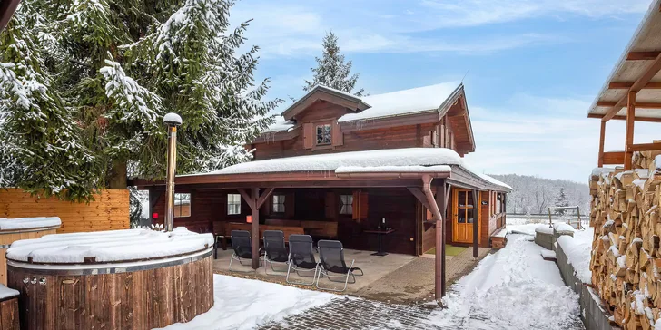 Krkonošský raj: chalupy s privátnym wellness pre 4 až 10 osôb a zľavy na aktivity v okolí