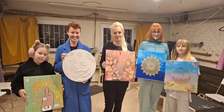 Kreatívne maľovanie pre každého: 3-hodinový kurz pre deti aj dospelých