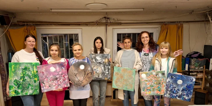 Kreatívne maľovanie pre každého: 3-hodinový kurz pre deti aj dospelých